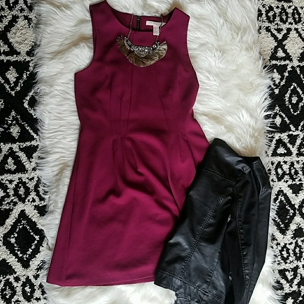 Forever 21 Magenta Dress